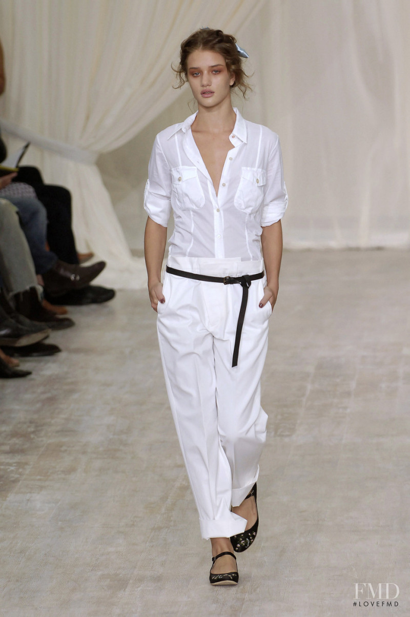 Rosie Huntington-Whiteley featured in  the Paul Smith fashion show for Spring/Summer 2006