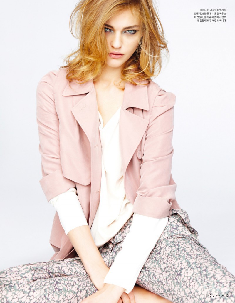 Sasha Pivovarova featured in  the Eryn BriniÃ© lookbook for Spring/Summer 2012