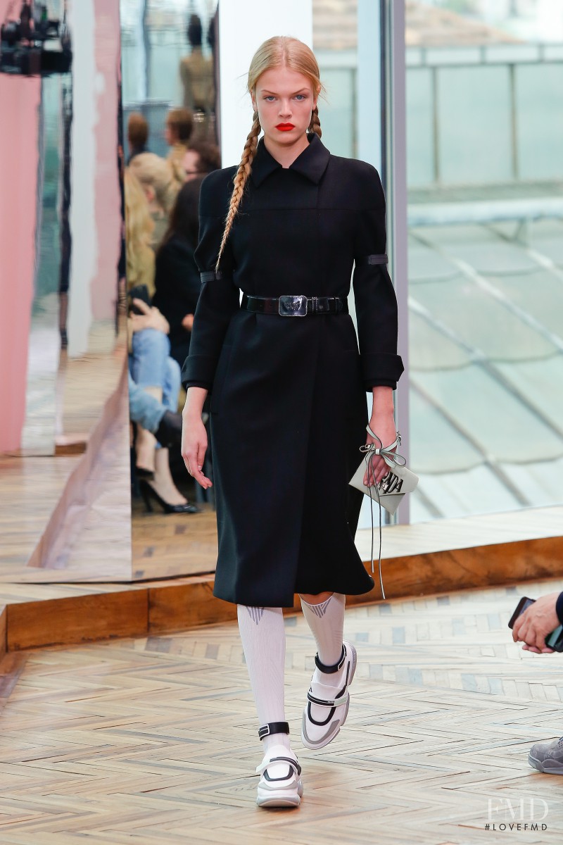 Chane Husselmann featured in  the Prada fashion show for Resort 2018