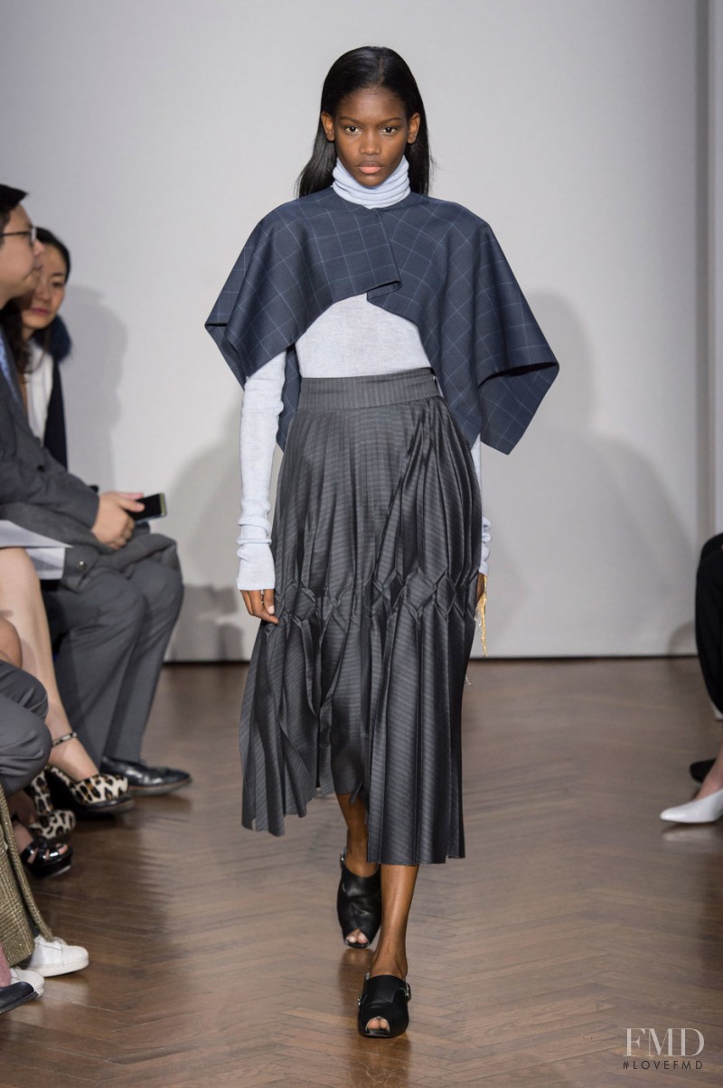 Elibeidy Dani featured in  the Gabriele Colangelo fashion show for Autumn/Winter 2017