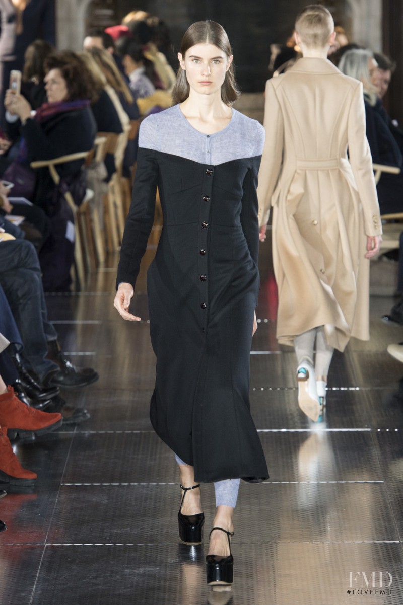 Alicia Holtz featured in  the Gabriela Hearst fashion show for Autumn/Winter 2017