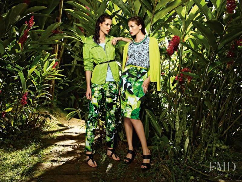 Carla Crombie featured in  the Marc Cain advertisement for Spring/Summer 2013