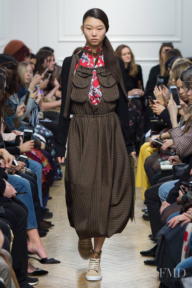 Yoon Young Bae featured in  the J.W. Anderson fashion show for Autumn/Winter 2017