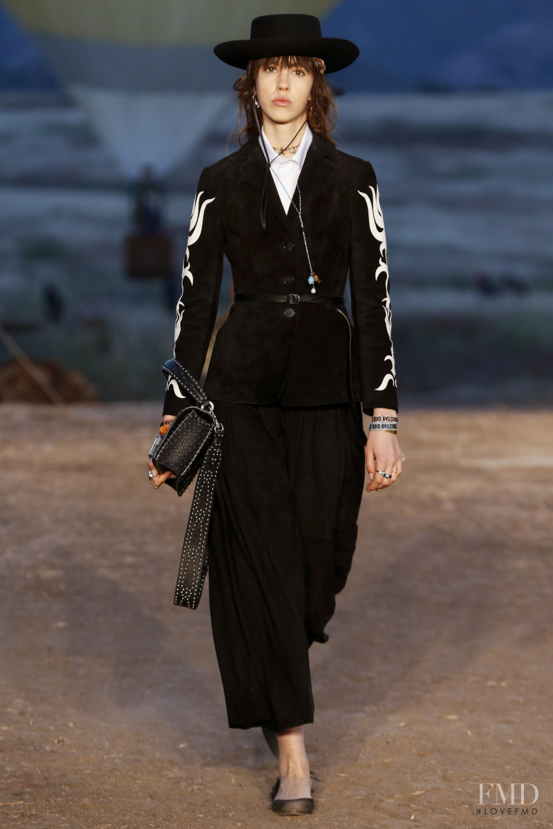 Mayka Merino featured in  the Christian Dior fashion show for Resort 2018