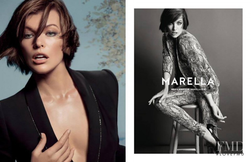 Milla Jovovich featured in  the Marella advertisement for Spring/Summer 2014