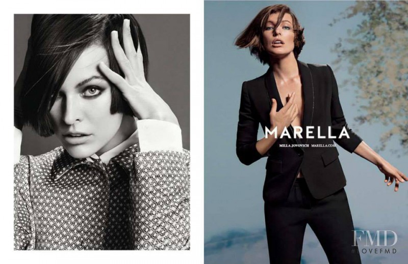 Milla Jovovich featured in  the Marella advertisement for Spring/Summer 2014