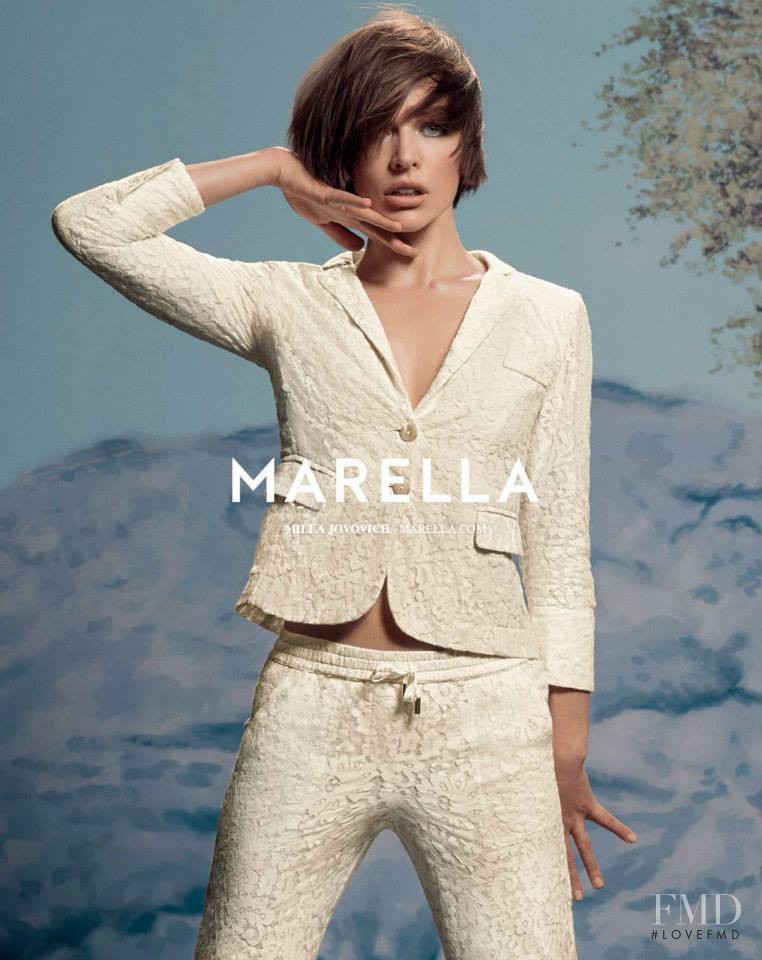 Milla Jovovich featured in  the Marella advertisement for Spring/Summer 2014