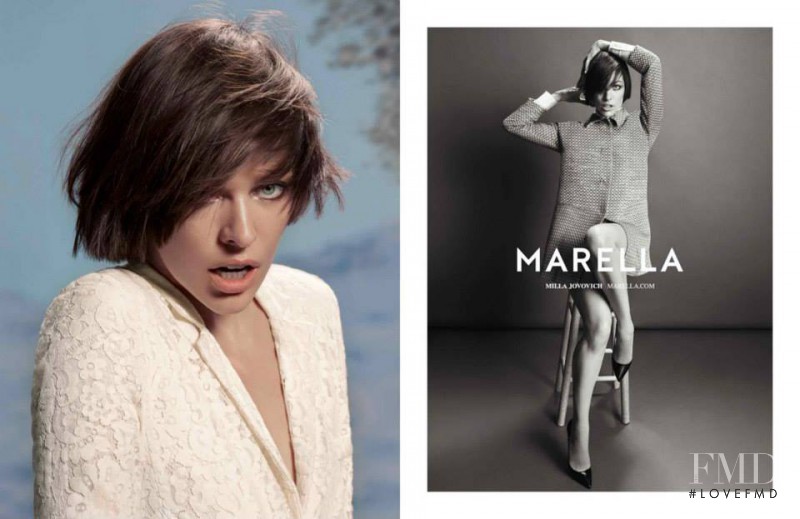 Milla Jovovich featured in  the Marella advertisement for Spring/Summer 2014