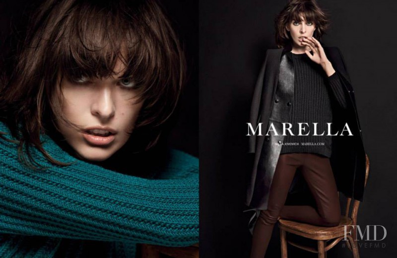 Milla Jovovich featured in  the Marella advertisement for Autumn/Winter 2013