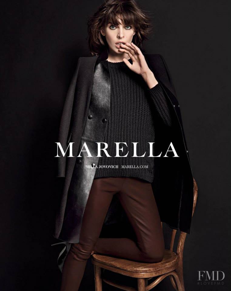 Milla Jovovich featured in  the Marella advertisement for Autumn/Winter 2013