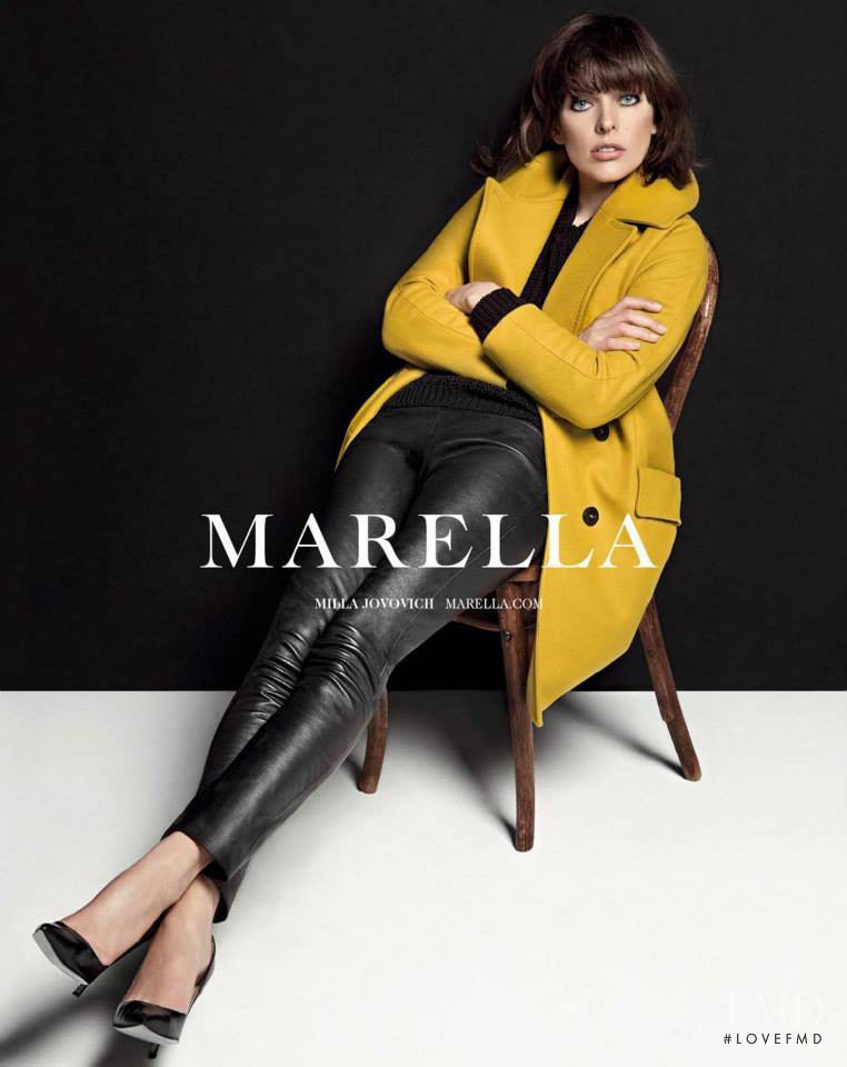 Milla Jovovich featured in  the Marella advertisement for Autumn/Winter 2013