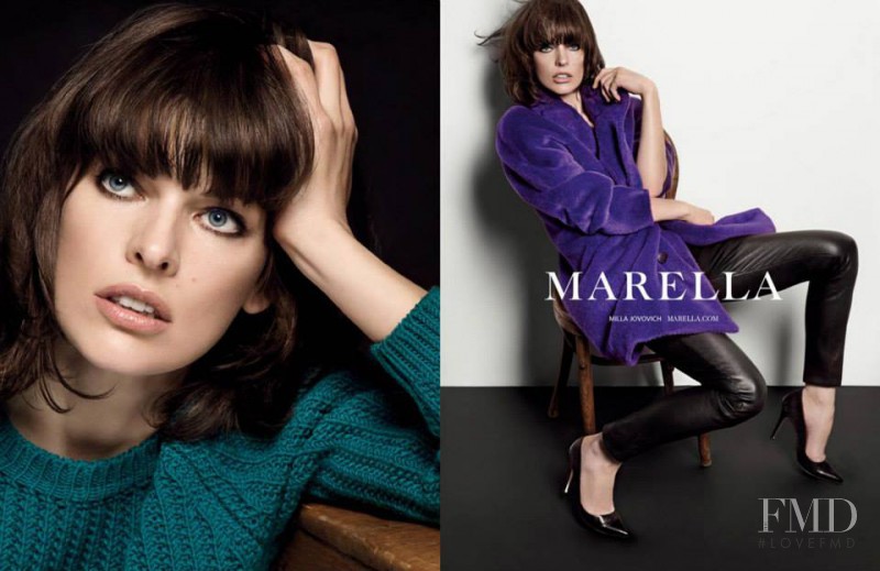 Milla Jovovich featured in  the Marella advertisement for Autumn/Winter 2013