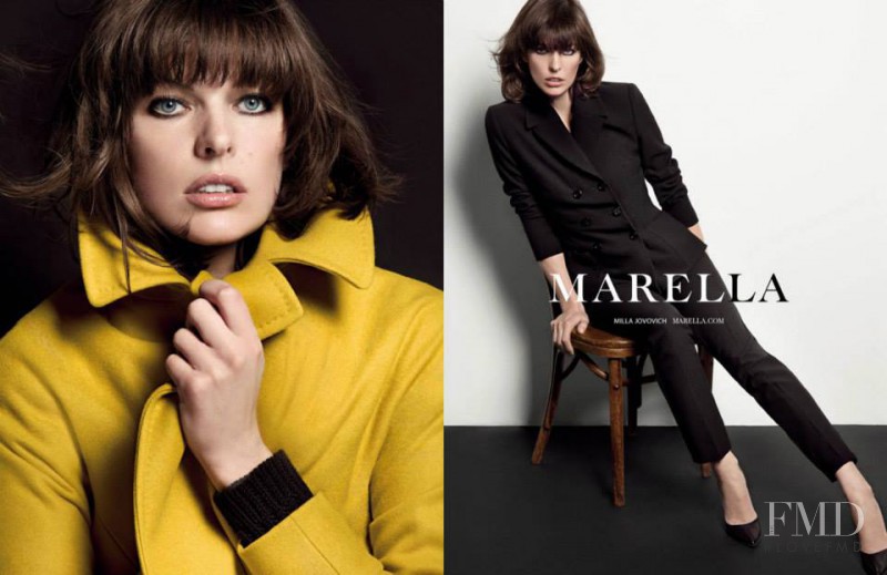 Milla Jovovich featured in  the Marella advertisement for Autumn/Winter 2013