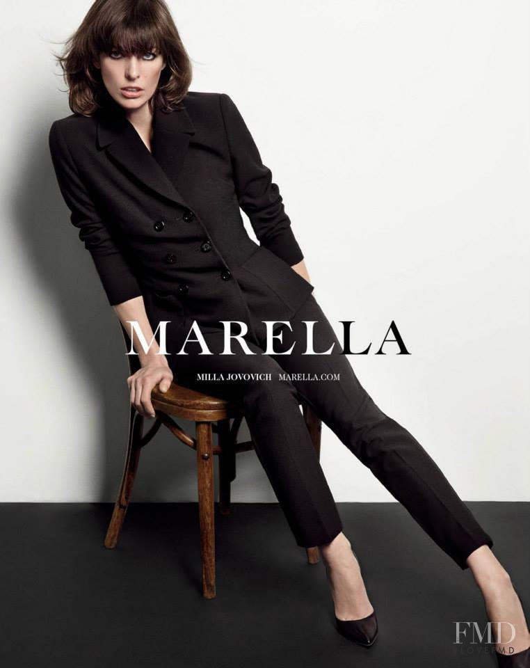 Milla Jovovich featured in  the Marella advertisement for Autumn/Winter 2013