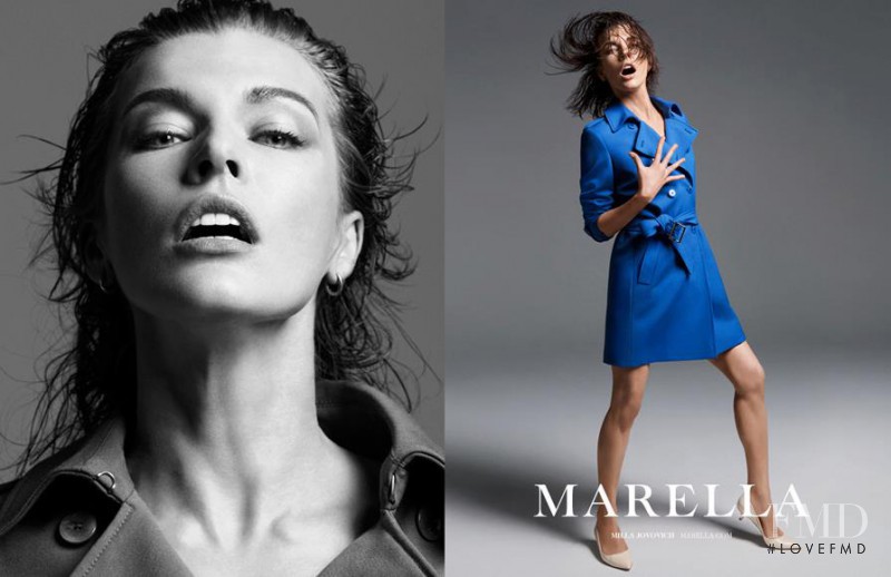 Milla Jovovich featured in  the Marella advertisement for Spring/Summer 2013