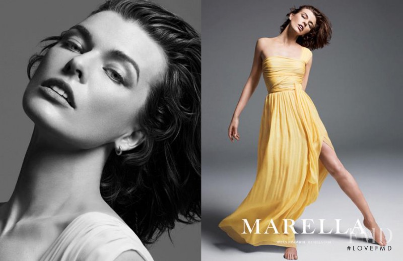 Milla Jovovich featured in  the Marella advertisement for Spring/Summer 2013