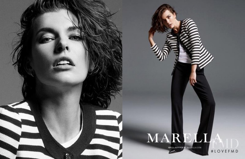 Milla Jovovich featured in  the Marella advertisement for Spring/Summer 2013