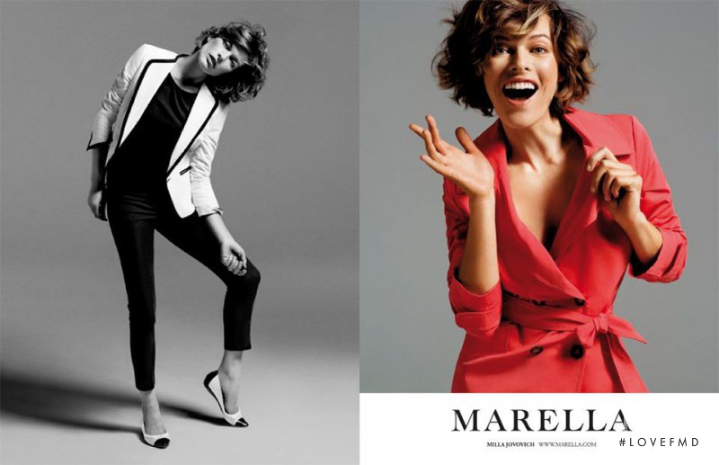 Milla Jovovich featured in  the Marella advertisement for Spring/Summer 2012