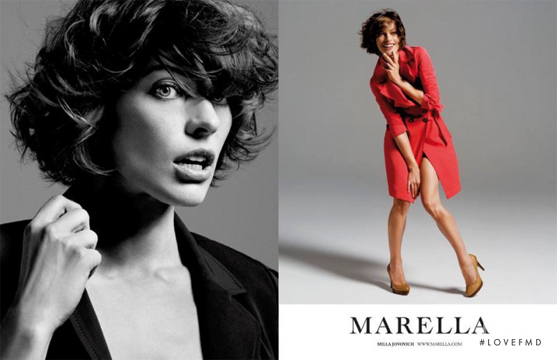 Milla Jovovich featured in  the Marella advertisement for Spring/Summer 2012