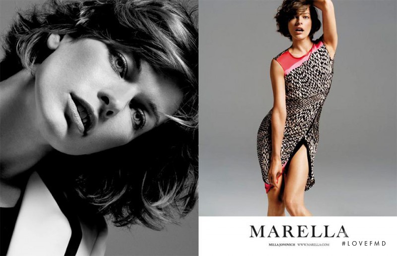 Milla Jovovich featured in  the Marella advertisement for Spring/Summer 2012