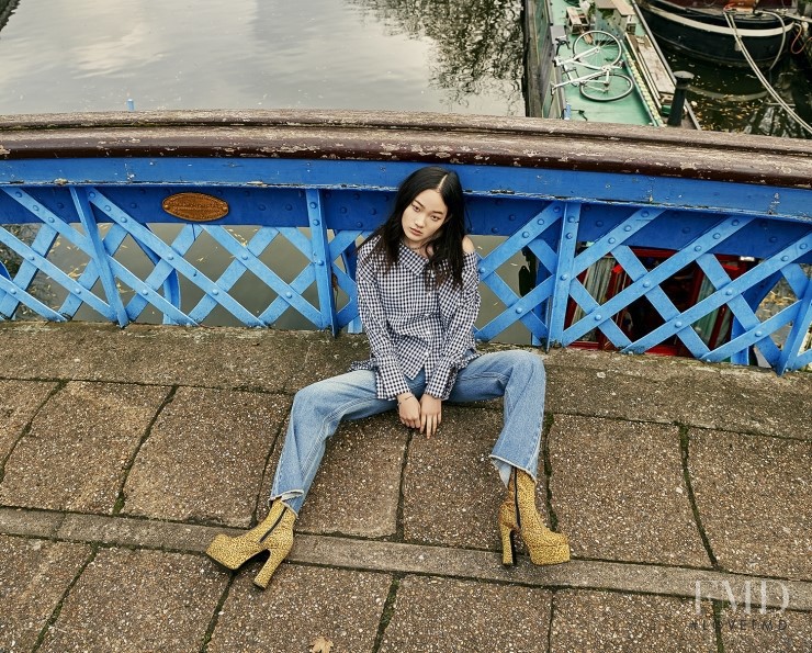 Hyun Ji Shin featured in  the Nain lookbook for Spring/Summer 2017