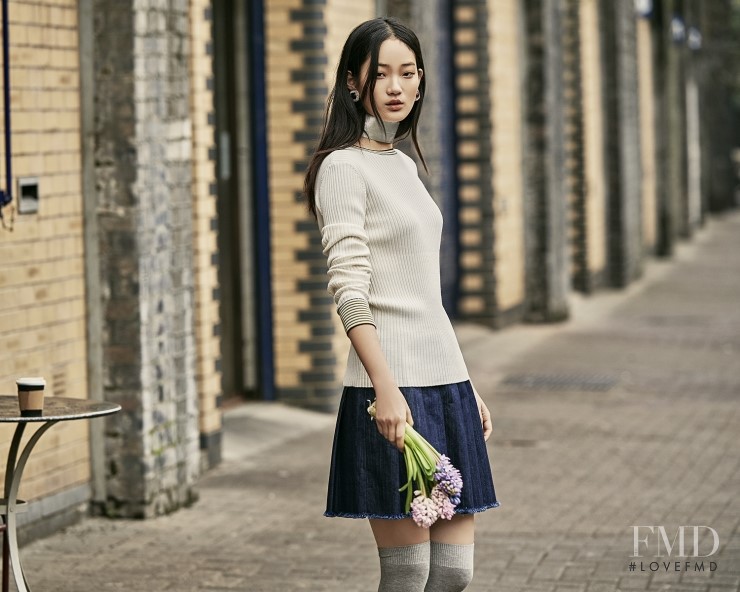 Hyun Ji Shin featured in  the Nain lookbook for Spring/Summer 2017