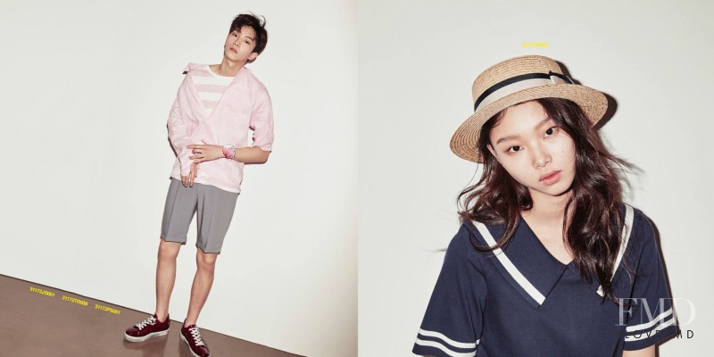 Yoon Young Bae featured in  the Jack & Jill lookbook for Spring/Summer 2017