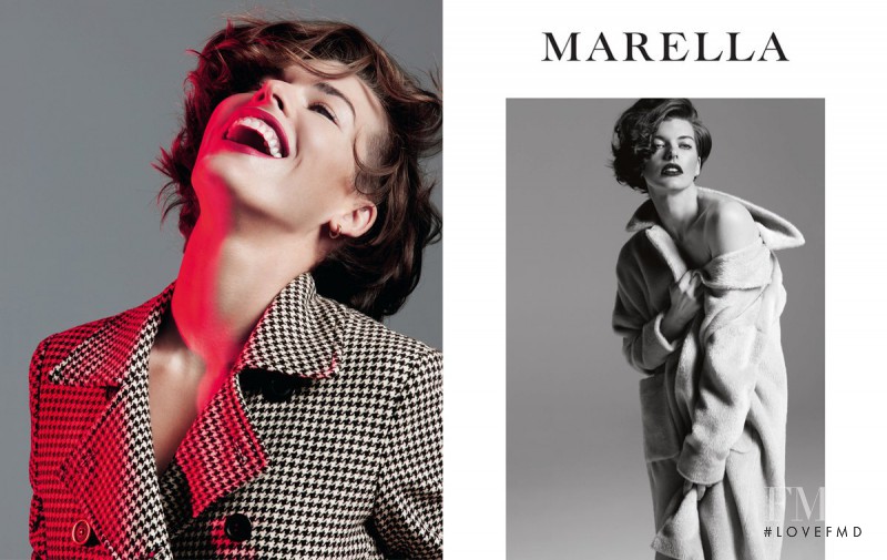 Milla Jovovich featured in  the Marella advertisement for Autumn/Winter 2012