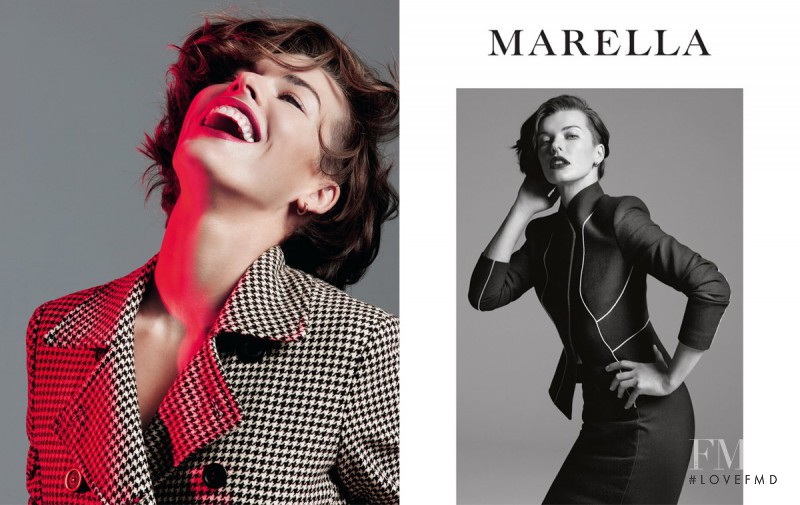Milla Jovovich featured in  the Marella advertisement for Autumn/Winter 2012