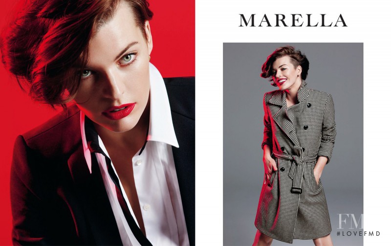 Milla Jovovich featured in  the Marella advertisement for Autumn/Winter 2012