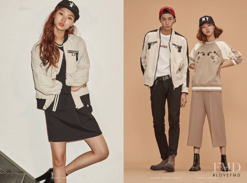 Yoon Young Bae featured in  the Jack & Jill lookbook for Autumn/Winter 2016