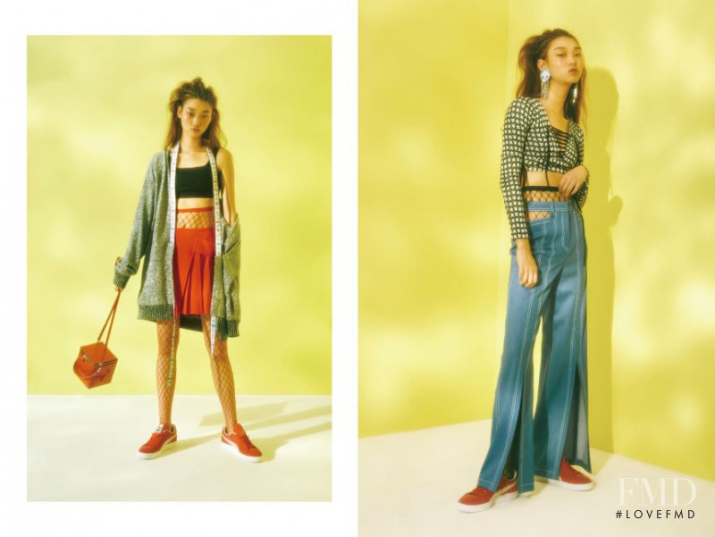 Yoon Young Bae featured in  the Kye lookbook for Spring/Summer 2017