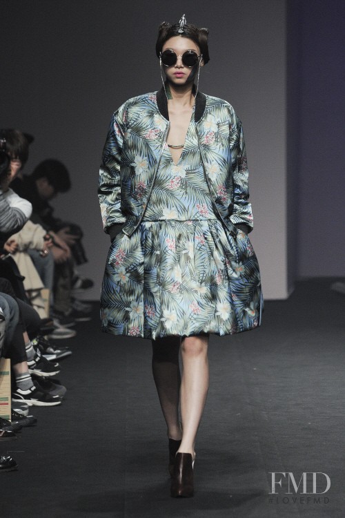 Yoon Young Bae featured in  the The Centaur fashion show for Autumn/Winter 2015