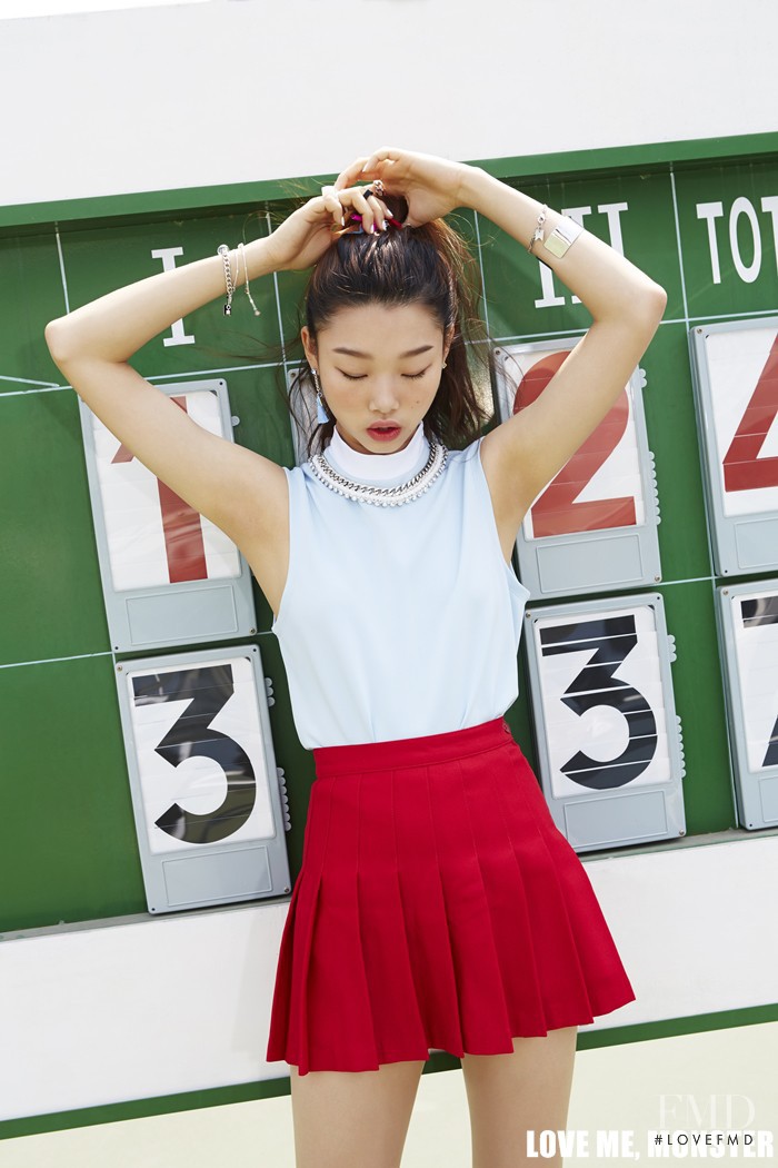 Yoon Young Bae featured in  the Love Me Monster lookbook for Spring/Summer 2015