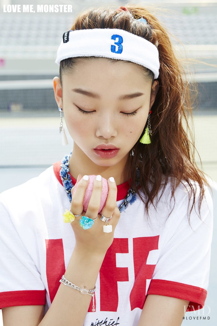Yoon Young Bae featured in  the Love Me Monster lookbook for Spring/Summer 2015