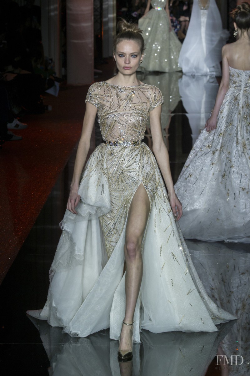 Anna Mila Guyenz featured in  the Zuhair Murad fashion show for Spring/Summer 2017