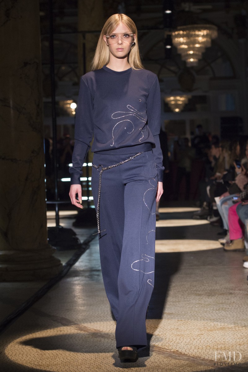 Ulrikke Hoyer featured in  the area fashion show for Autumn/Winter 2017