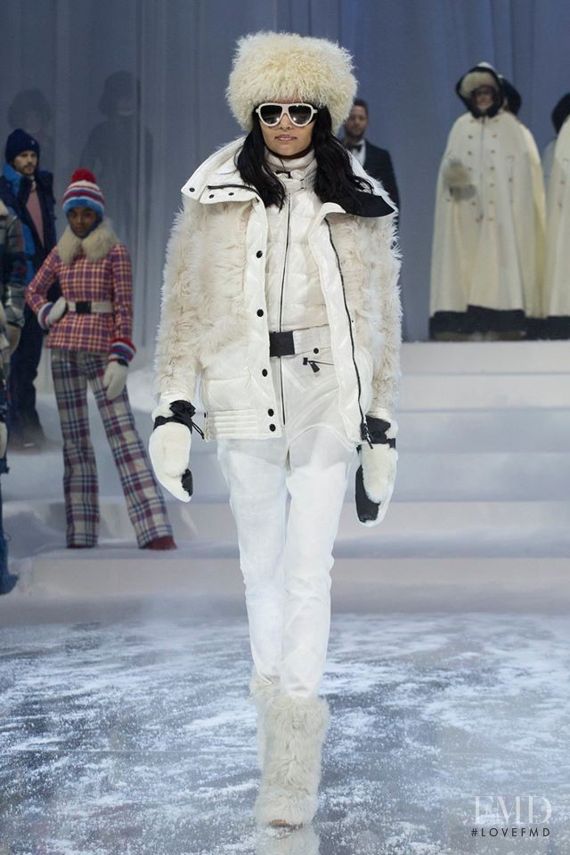 Natasha Ramachandran featured in  the Moncler Grenoble fashion show for Autumn/Winter 2017