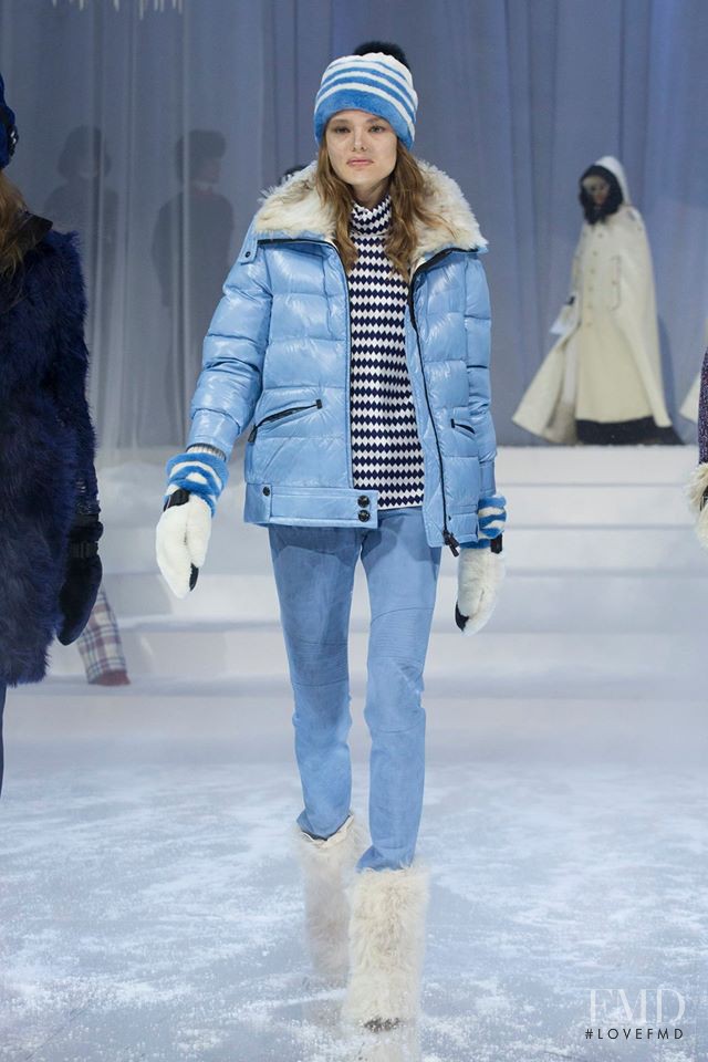 Anna Mila Guyenz featured in  the Moncler Grenoble fashion show for Autumn/Winter 2017