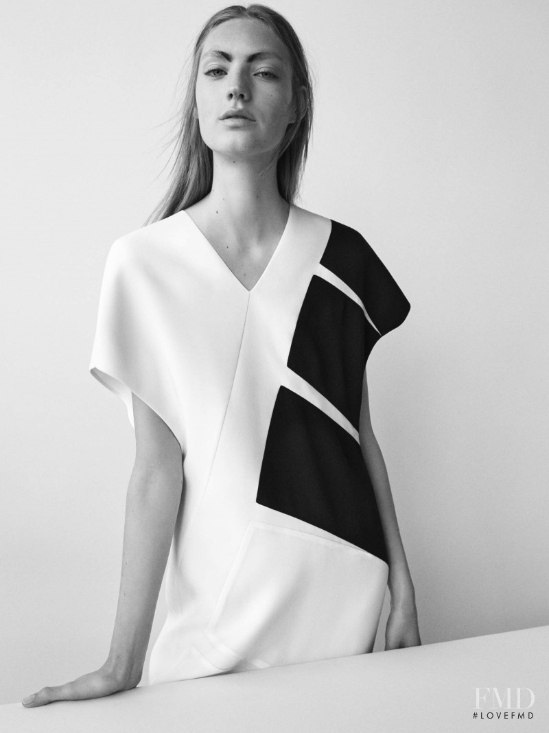 Susanne Knipper featured in  the Narciso Rodriguez lookbook for Resort 2017