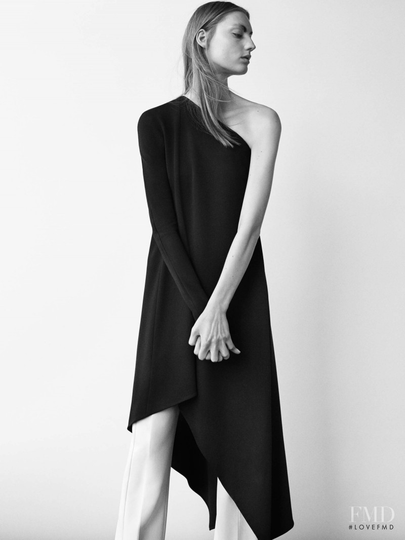 Susanne Knipper featured in  the Narciso Rodriguez lookbook for Resort 2017