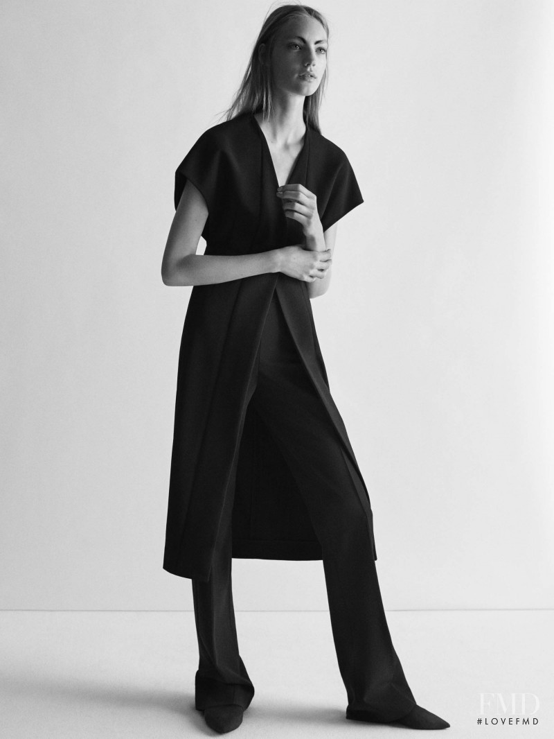 Susanne Knipper featured in  the Narciso Rodriguez lookbook for Resort 2017