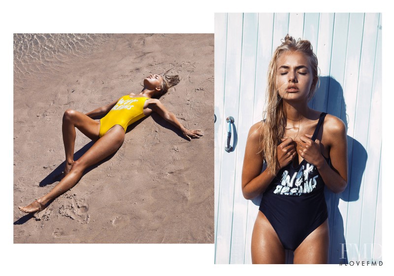 Bella Oelmann featured in  the This Is First Base advertisement for Summer 2016