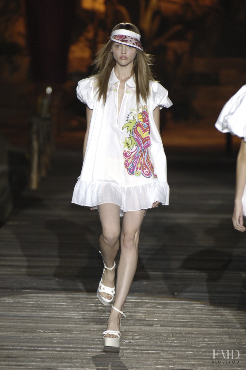 Sasha Pivovarova featured in  the Just Cavalli fashion show for Spring/Summer 2006