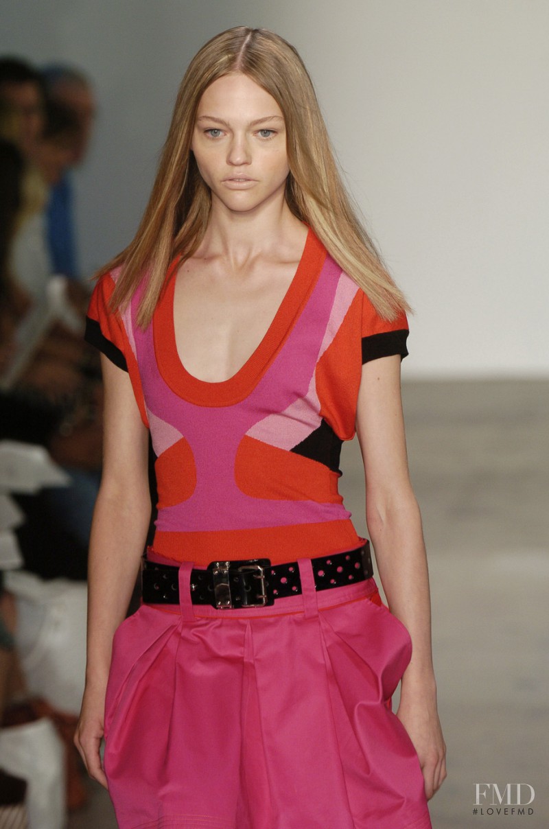 Sasha Pivovarova featured in  the Phi fashion show for Spring/Summer 2006