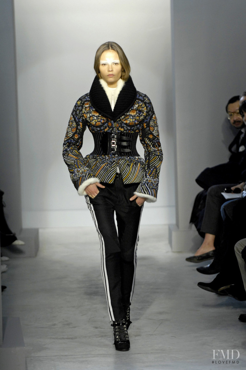 Natasha Poly featured in  the Balenciaga fashion show for Autumn/Winter 2007