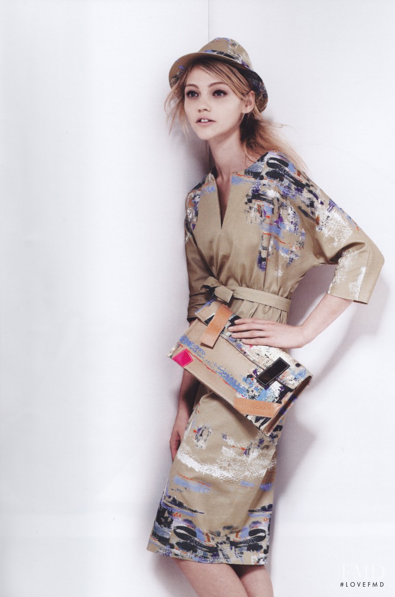 Sasha Pivovarova featured in  the Longchamp advertisement for Spring/Summer 2010