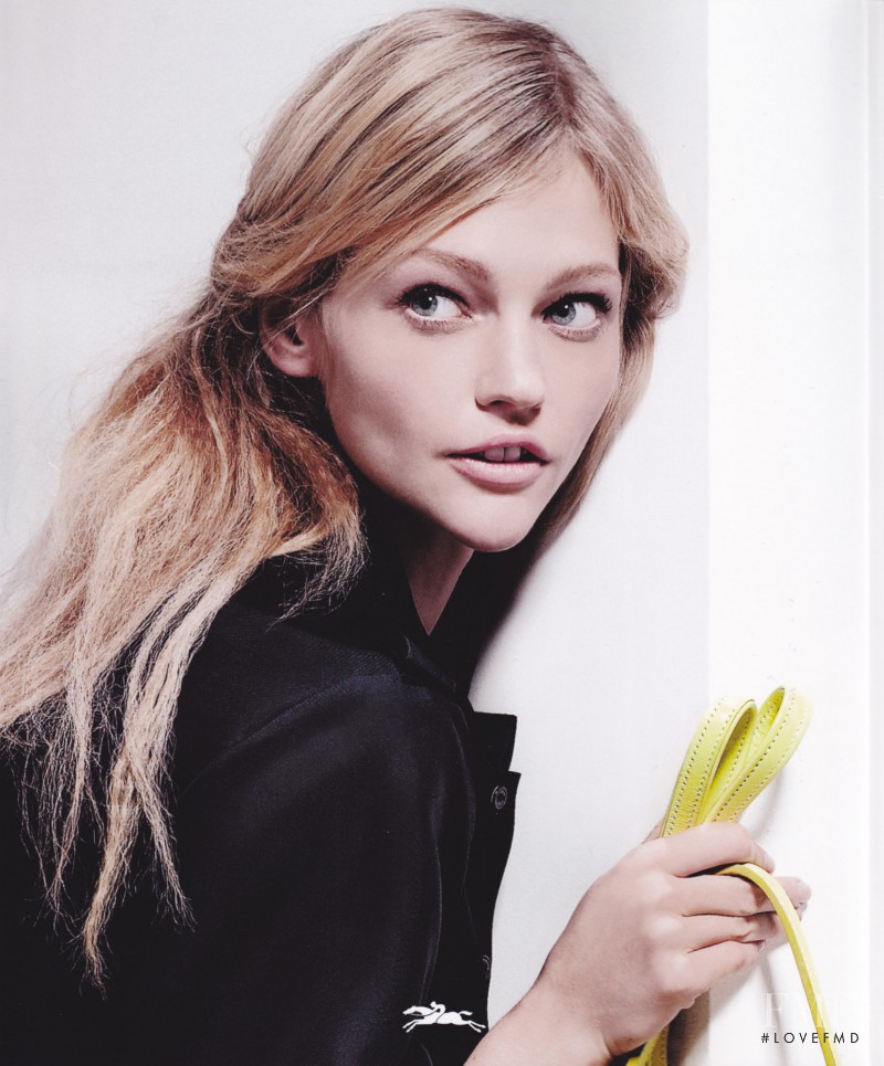 Sasha Pivovarova featured in  the Longchamp advertisement for Spring/Summer 2010