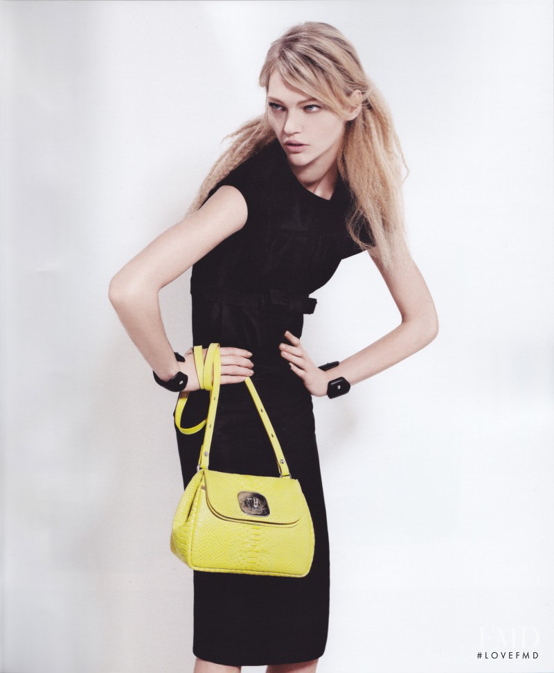 Sasha Pivovarova featured in  the Longchamp advertisement for Spring/Summer 2010