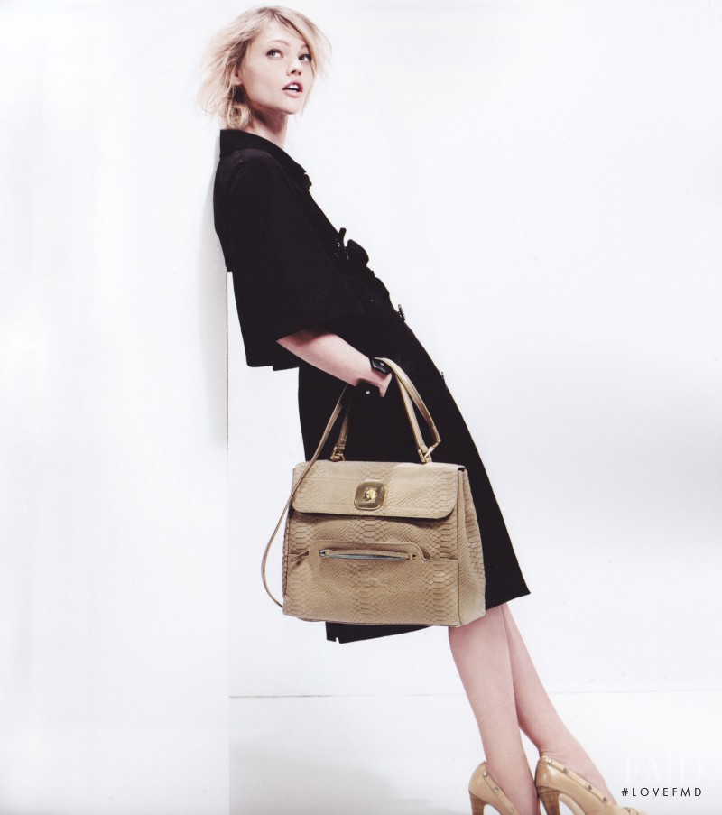 Sasha Pivovarova featured in  the Longchamp advertisement for Spring/Summer 2010